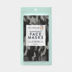 Face Masks 5pk <br> 3ply Disposable, Non-Medical