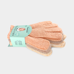 Exfoliating Shower Gloves - Three Pairs