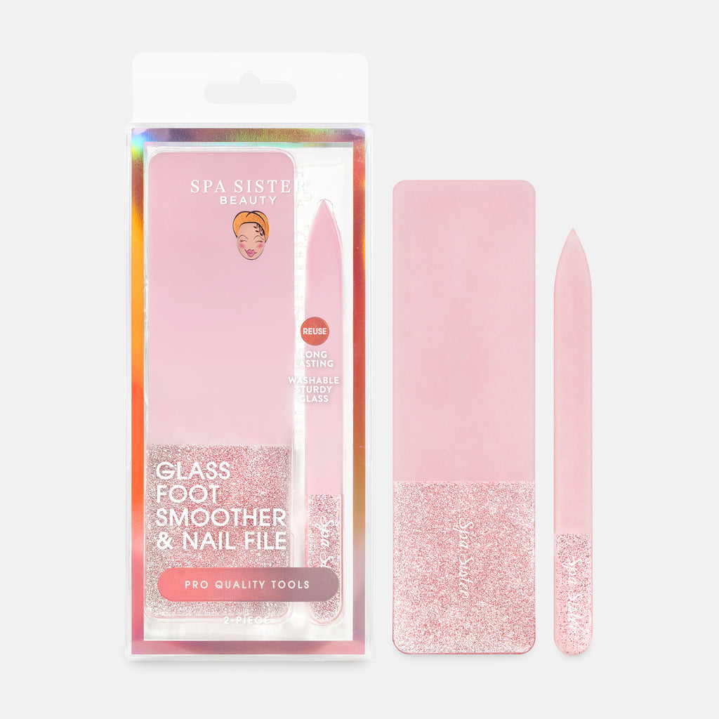 Glass Foot Smoother and Nail File