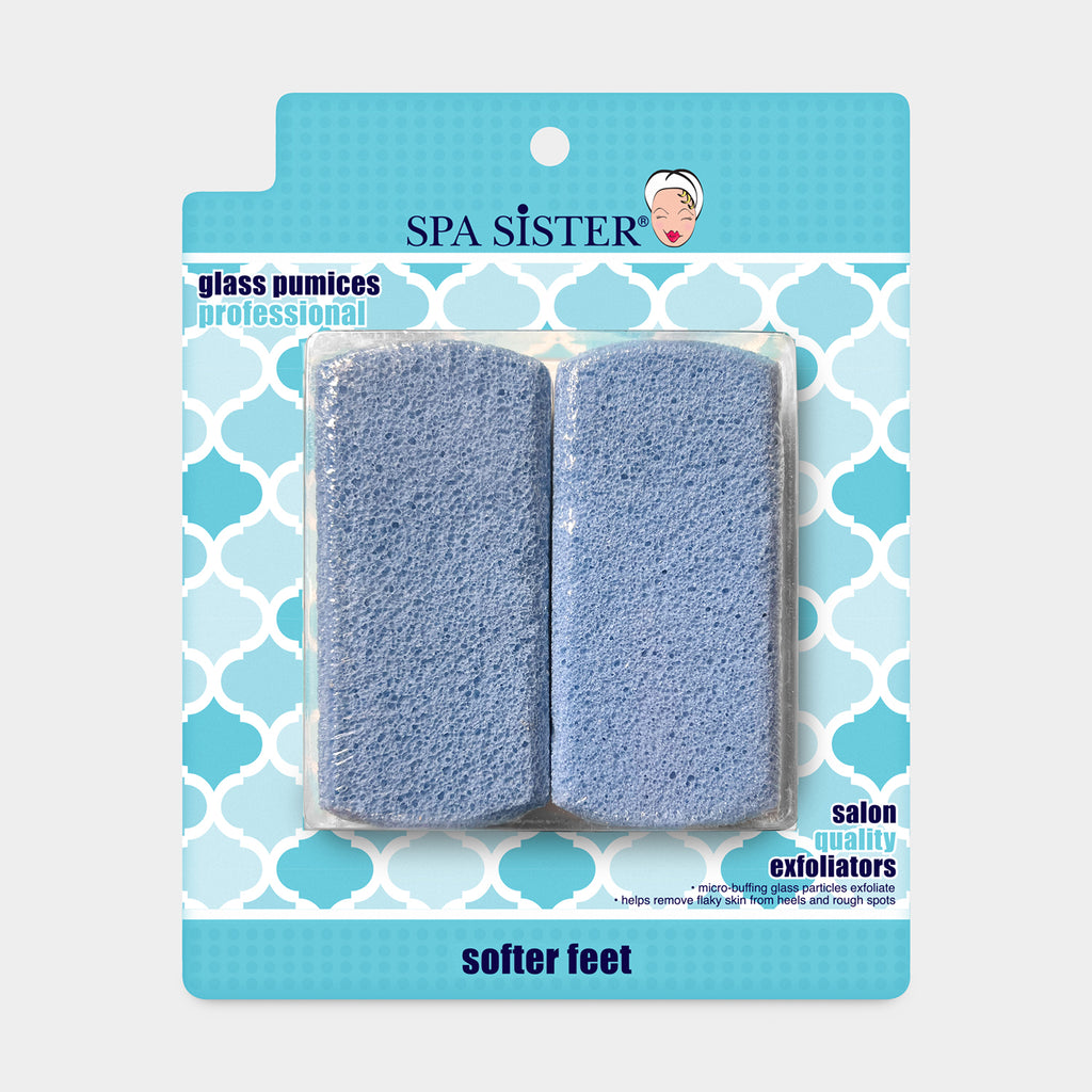 Glass Pumice Sponge - 2 Pack