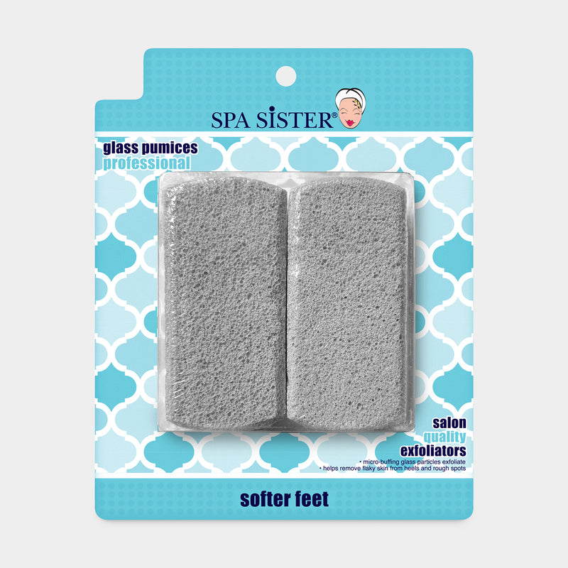 Glass Pumice Sponge - 2 Pack