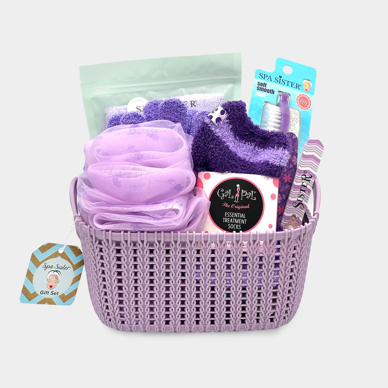 Relax & Renew Gift Basket - Purple
