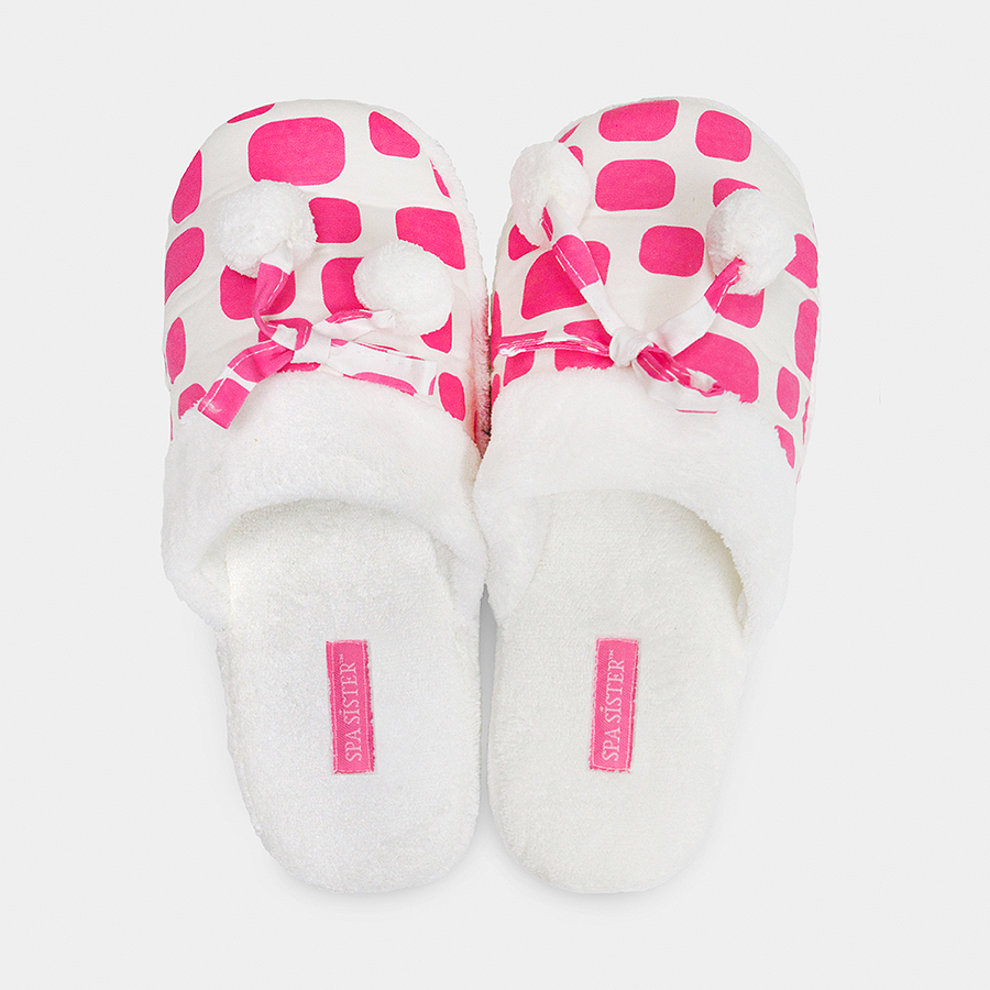 Cheers Spa Slippers - Pink Ice