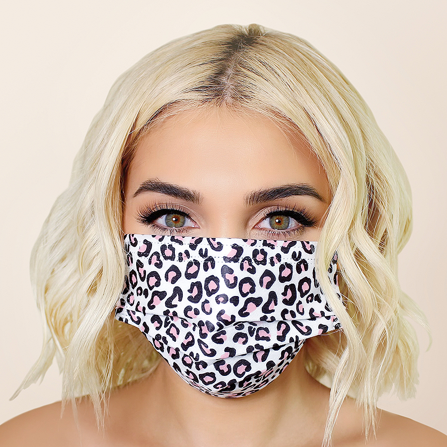 Pink Leopard 3-Ply Mask Display 10 ct. – BathAccessoriesWholesale